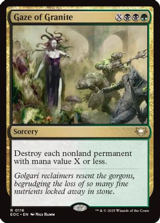 Gaze of Granite (EOC-116) - [Commander: Edge of Eternities]