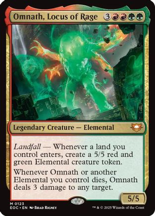 Omnath, Locus of Rage (EOC-123) - [Commander: Edge of Eternities]