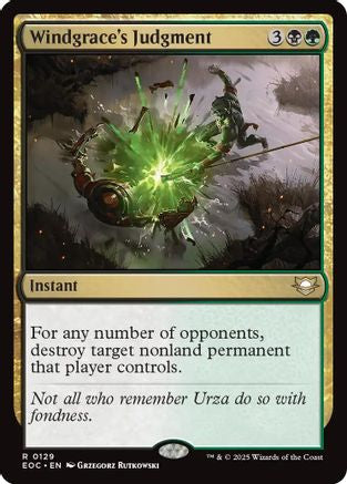 Windgrace's Judgment (EOC-129) - [Commander: Edge of Eternities]