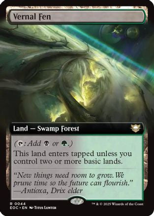 Vernal Fen (Extended Art) (EOC-044) - [Commander: Edge of Eternities]