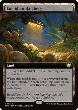 Eumidian Hatchery (Extended Art) (EOC-040) - [Commander: Edge of Eternities]