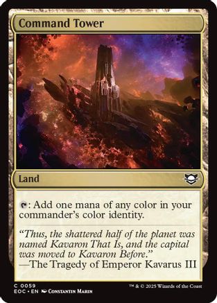 Command Tower (EOC-059) - [Commander: Edge of Eternities]