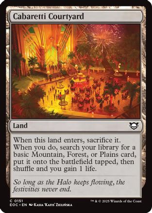 Cabaretti Courtyard (EOC-151) - [Commander: Edge of Eternities]