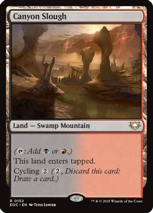 Canyon Slough (EOC-152) - [Commander: Edge of Eternities]
