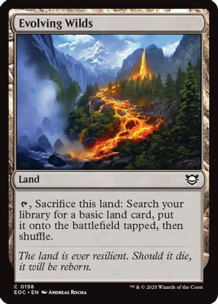 Evolving Wilds (EOC-158) - [Commander: Edge of Eternities]