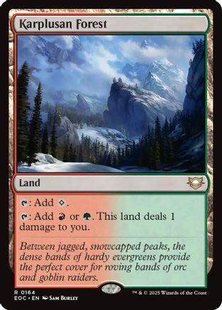 Karplusan Forest (EOC-164) - [Commander: Edge of Eternities]