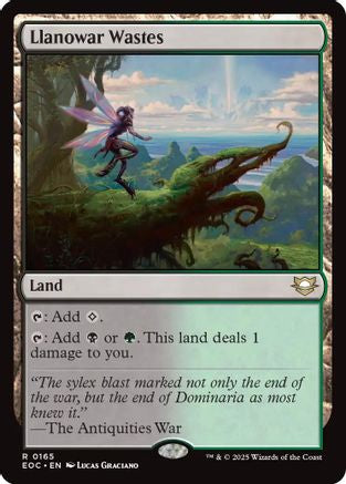 Llanowar Wastes (EOC-165) - [Commander: Edge of Eternities]