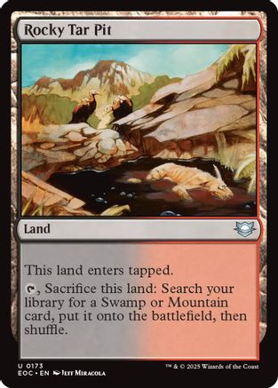 Rocky Tar Pit (EOC-173) - [Commander: Edge of Eternities]