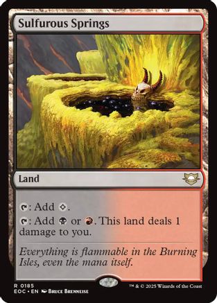 Sulfurous Springs (EOC-185) - [Commander: Edge of Eternities]