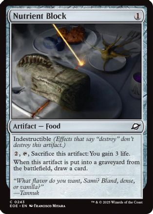 Nutrient Block (EOE-243) - [Edge of Eternities] Foil