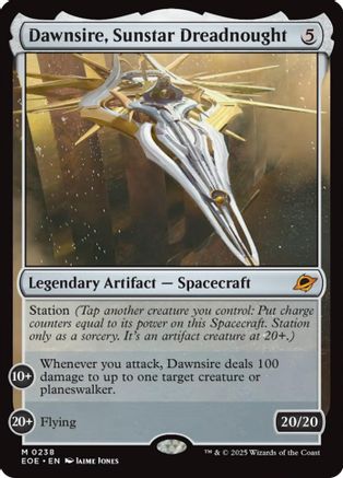 Dawnsire, Sunstar Dreadnought (EOE-238) - [Edge of Eternities] Foil