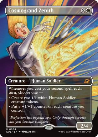 Cosmogrand Zenith (Borderless) (EOE-304) - [Edge of Eternities] Foil