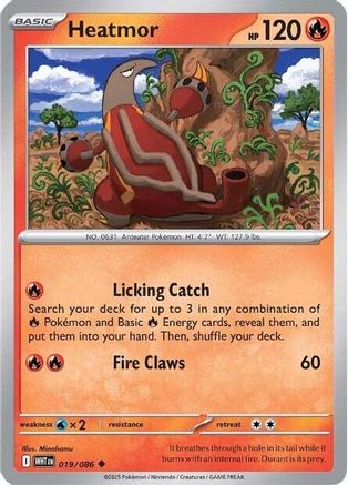Heatmor 19 - [SV White Flare] Reverse Holofoil