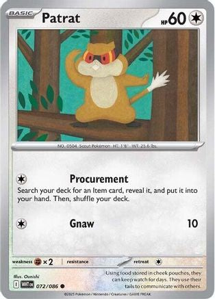 Patrat 72 - [SV White Flare] Reverse Holofoil