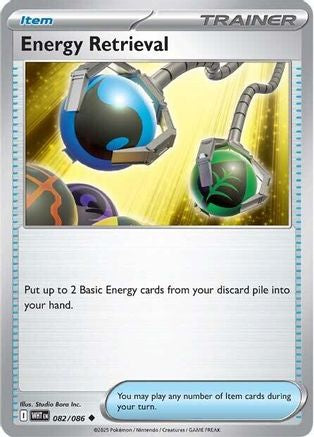 Energy Retrieval 82 - [SV White Flare] Reverse Holofoil