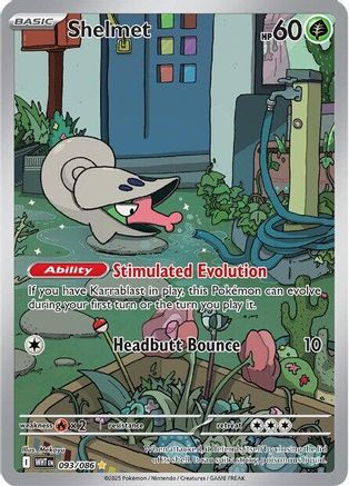Shelmet - 093/086 - [SV White Flare] Holofoil