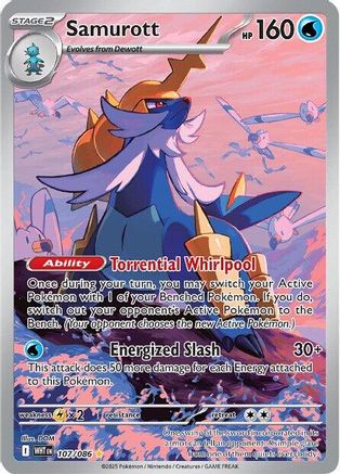 Samurott - 107/086 107 - [SV White Flare] Holofoil