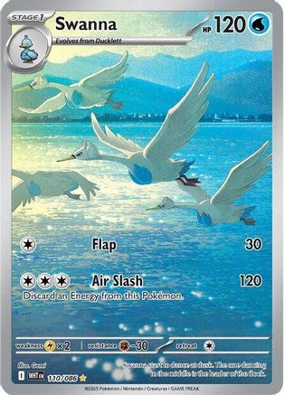 Swanna - 110/086 110 - [SV White Flare] Holofoil