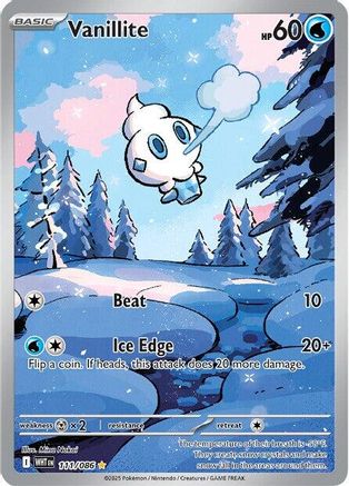 Vanillite - 111/086 111 - [SV White Flare] Holofoil