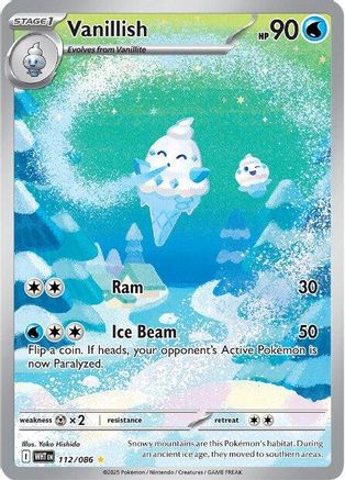 Vanillish - 112/086 112 - [SV White Flare] Holofoil