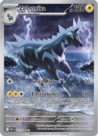 Zebstrika - 115/086 115 - [SV White Flare] Holofoil