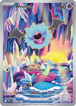 Woobat - 119/086 119 - [SV White Flare] Holofoil