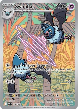 Swoobat - 120/086 120 - [SV White Flare] Holofoil
