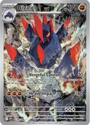 Gigalith - 129/086 129 - [SV White Flare] Holofoil