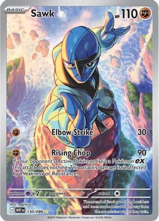 Sawk - 130/086 130 - [SV White Flare] Holofoil