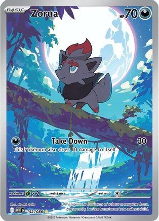 Zorua - 142/086 - [SV White Flare] Holofoil