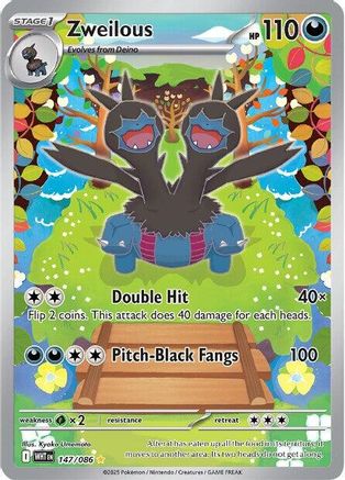 Zweilous - 147/086 147 - [SV White Flare] Holofoil