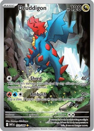 Druddigon - 151/086 151 - [SV White Flare] Holofoil