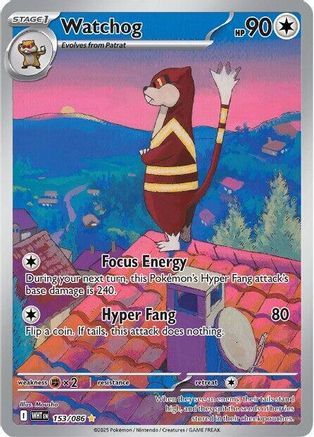 Watchog - 153/086 153 - [SV White Flare] Holofoil
