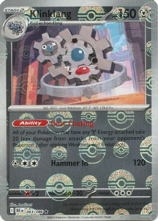 Klinklang (Poke Ball Pattern) 063/086 - [SV Black Bolt] Holofoil
