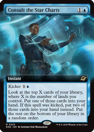 Consult the Star Charts (Extended Art) (EOE-325) - [Edge of Eternities] Foil
