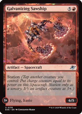 Galvanizing Sawship (EOE-136) - [Edge of Eternities] Foil