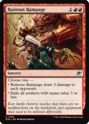 Ruinous Rampage (EOE-158) - [Edge of Eternities]