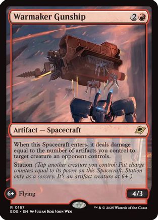 Warmaker Gunship (EOE-167) - [Edge of Eternities] Foil