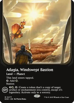 Adagia, Windswept Bastion (Borderless) (EOE-277) - [Edge of Eternities] Foil