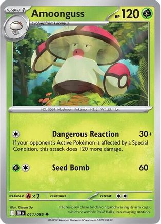 Amoonguss 11 - [SV Black Bolt]