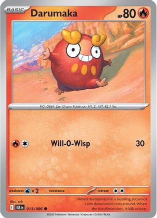 Darumaka 13 - [SV Black Bolt] Reverse Holofoil