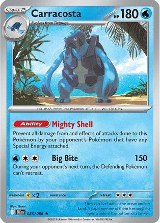 Carracosta 23 - [SV Black Bolt] Reverse Holofoil