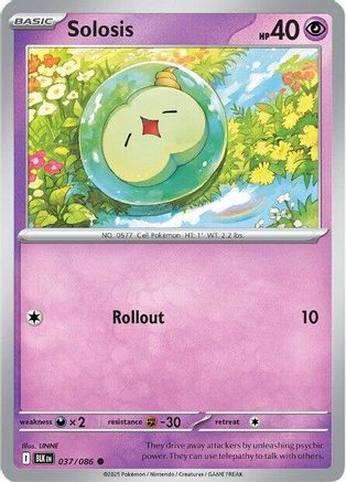 Solosis 37 - [SV Black Bolt] Holofoil