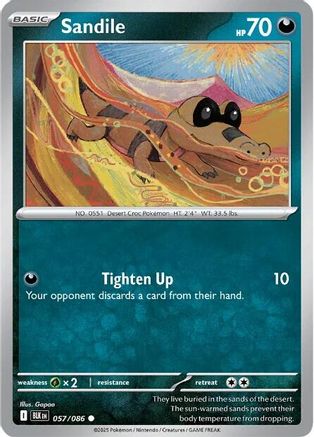 Sandile 57 - [SV Black Bolt] Reverse Holofoil