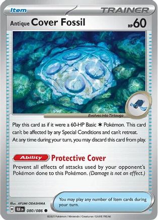 Antique Cover Fossil 80 - [SV Black Bolt]