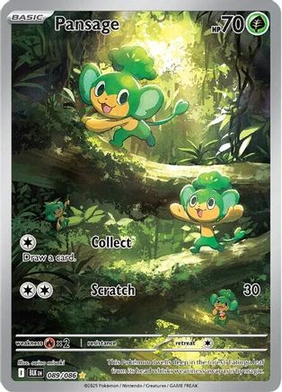 Pansage - 089/086 89 - [SV Black Bolt] Holofoil