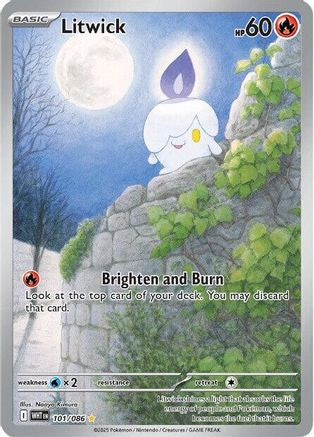 Litwick - 101/086 - [SV White Flare] Holofoil