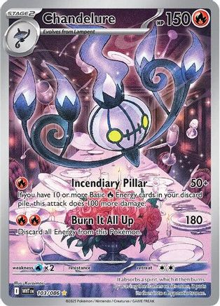 Chandelure - 103/086 - [SV White Flare] Holofoil