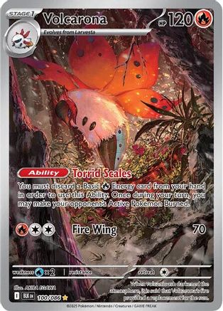 Volcarona - 100/086 100 - [SV Black Bolt] Holofoil