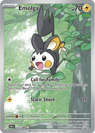 Emolga - 112/086 - [SV Black Bolt] Holofoil